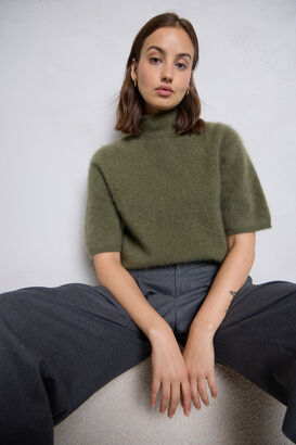 Pullover aus Mink Wash Wolle 