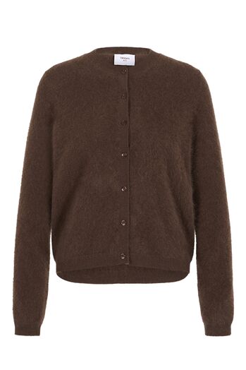Cardigan aus Mink Wash Wolle 
