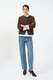 Cardigan aus Mink Wash Wolle 