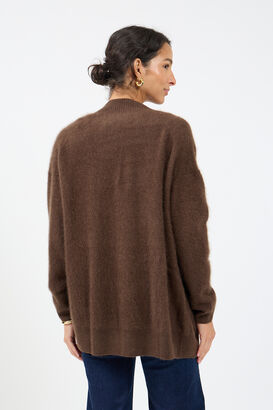 Cardigan aus Mink Wash Wolle 