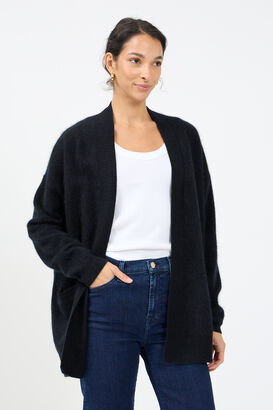 Cardigan aus Mink Wash Wolle 