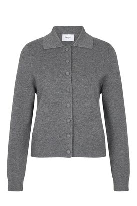 Cardigan mit Fake Fur Kragen