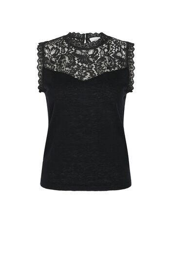 Stricktop mit Spitze