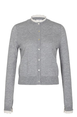 Cardigan mit Spitze