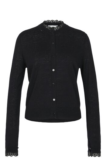 Cardigan mit Spitze