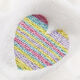 Sneakersocken mit Herz Applikation