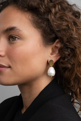 Ohrring Pearl Mother Earth L