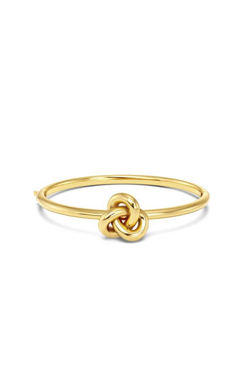 Infinity Knot Bangle Gold 