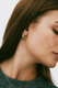 Ohrring Infinity Knot Studs L Gold