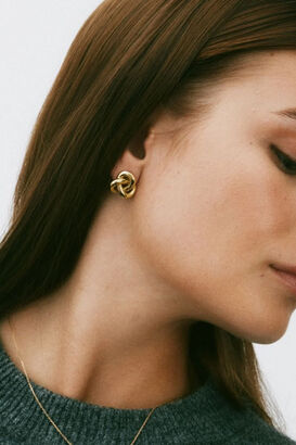 Ohrring Infinity Knot Studs L