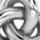 Ohrring Infinity Knot Studs L Silber 