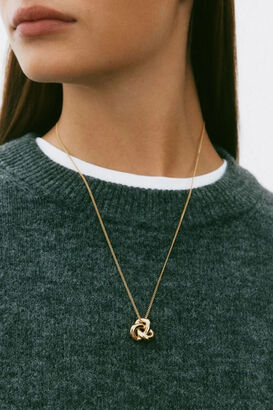 Kette Infinity Knot L Gold