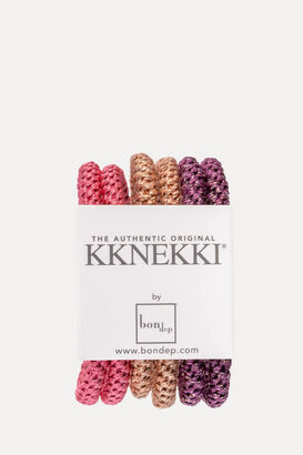 Kknekki Haargummis 6er Pack Slim, Pink