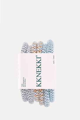 Kknekki Haargummis 6er Pack Slim, Hellblau