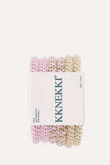 Kknekki Haargummis 6er Pack Slim, Rose