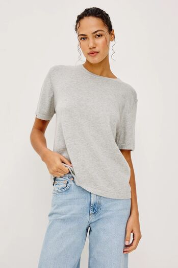 T-Shirt mit Cashmere 
