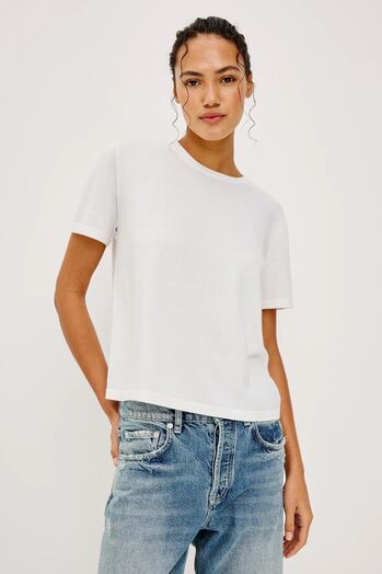 T-Shirt mit Cashmere 