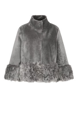 Wendbare Shearling Jacke Anna