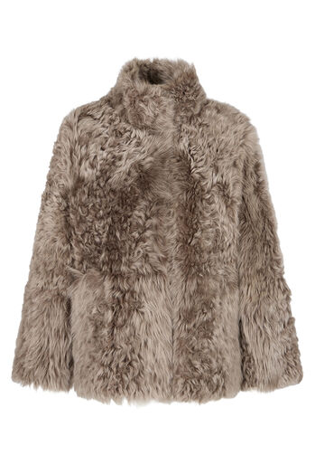 Wendbare Shearling Jacke Nata