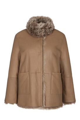 Wendbare Shearling Jacke Nata