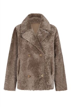Wendbare Shearling Jacke Aida 