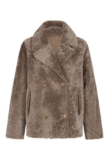 Wendbare Shearling Jacke Aida 