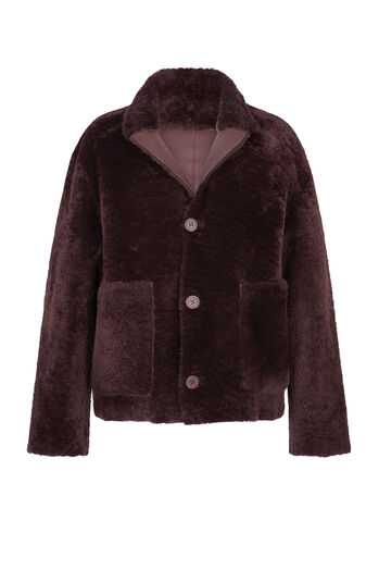 Wendbare Shearling Jacke Alinda