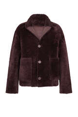Wendbare Shearling Jacke Alinda