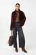 Wendbare Shearling Jacke Alinda