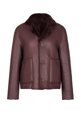 Wendbare Shearling Jacke Alinda
