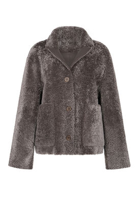 Wendbare Shearling Jacke Alinda