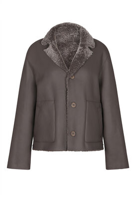 Wendbare Shearling Jacke Alinda