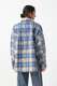 Oversize Hemdjacke mit Stickerei