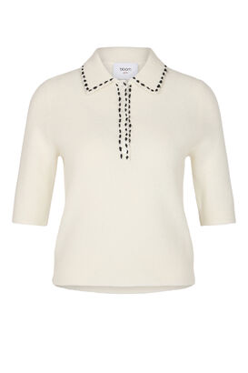 Pullover mit Polokragen