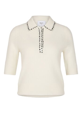 Pullover mit Polokragen