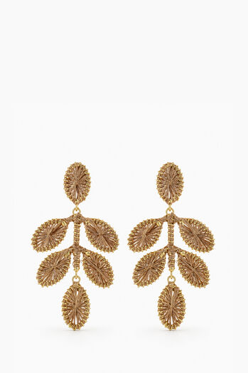 Ohrringe, Beatrice Flower Leaf