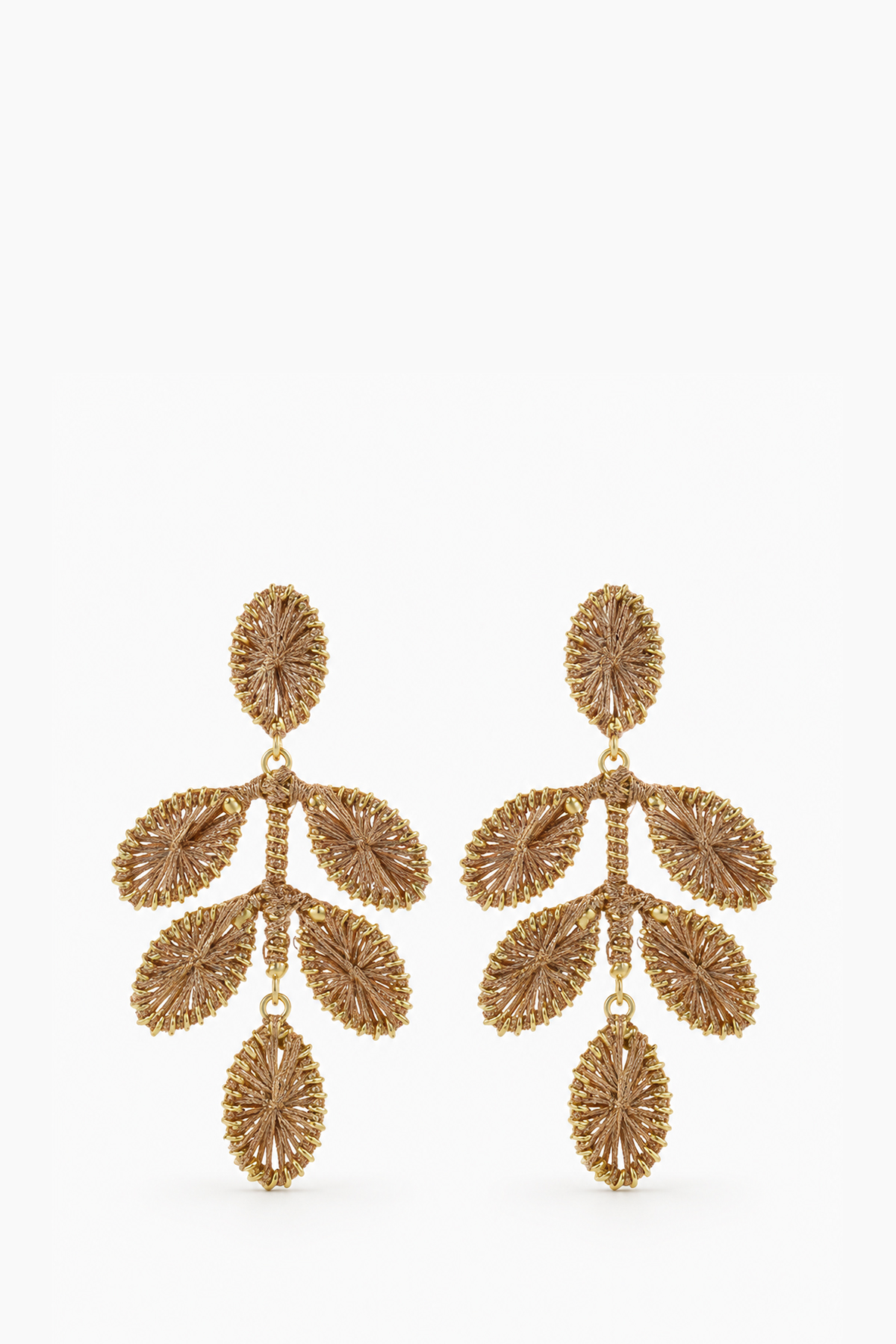 Ohrringe, Beatrice Flower Leaf