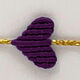 Armband Heart, Aubergine 