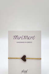 Armband Heart, Chocolate