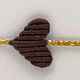 Armband Heart, Chocolate