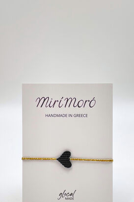Armband Heart, Schwarz 