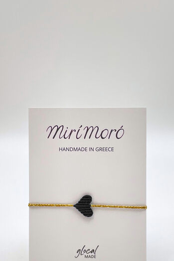 Armband Heart, Schwarz 