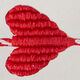Armband Heart, Rot Weiß
