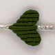Armband Heart, Dunkelgrün 