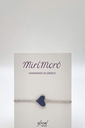 Armband Heart, Navy 