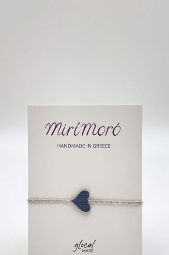 Armband Heart, Navy 