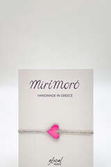 Armband Heart, Neon Pink