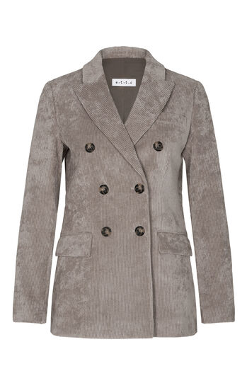 Doppelreihiger Blazer aus Cord