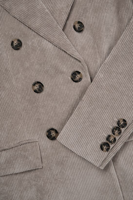 Doppelreihiger Blazer aus Cord
